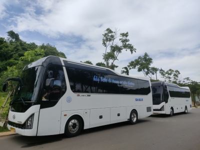 Hiếu Ngọc Travel nhà xe chuyên nghiệp chuyên cho thuê xe 29 chỗ giá rẻ đời mới