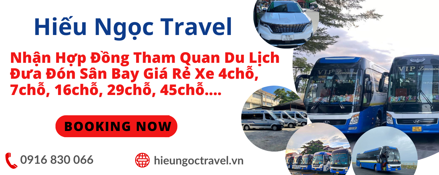 Hiếu Ngọc Travel Chuyên Cho Thuê Các Loại Xe Từ 4 Chỗ, 7Chỗ, 16Chỗ, 30Chỗ, 45Chỗ, Xe Giường Nằm